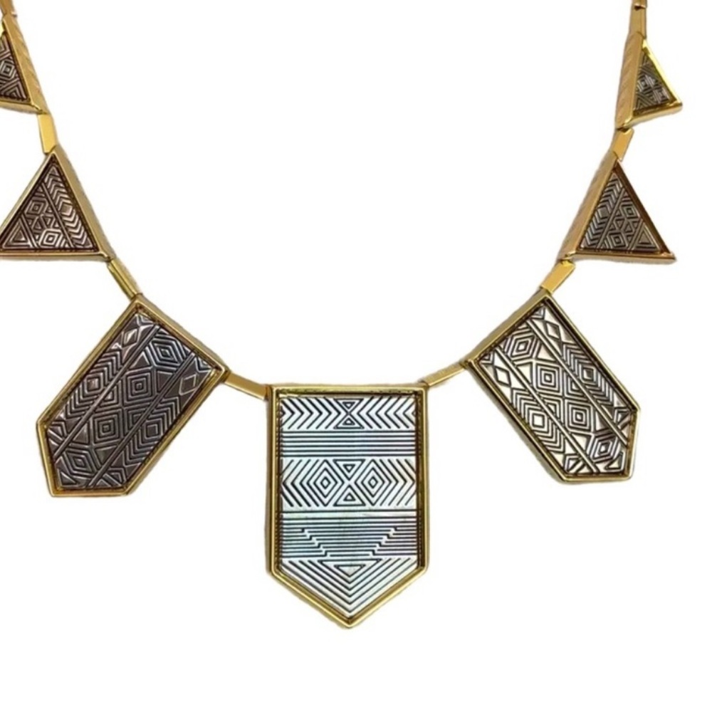 House of Harlow 1960 Gold Statement Necklace
